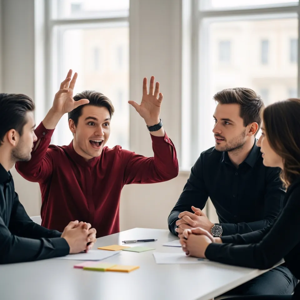 Equipa motivacional reunida